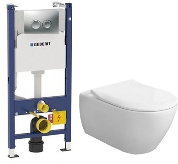 Фото Villeroy & Boch Subway 2.0 5614R201 + Geberit Duofix 458.121.21.1