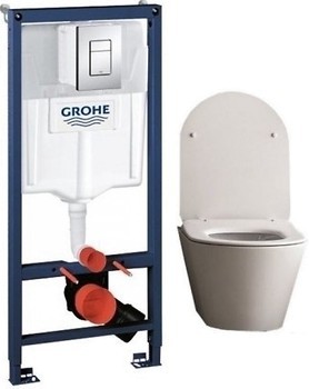 Фото Volle Aiva Rimless 13-68-526 + Grohe Rapid SL 38772001