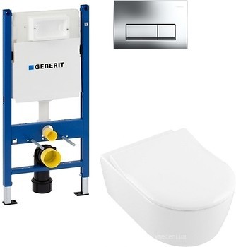 Фото Villeroy & Boch Avento DirectFlush 5656RS01 + Geberit Duofix 458.178.21.1