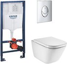 Фото Roca Gap Clean Rim 34647L000 + Grohe Rapid SL 38721001