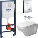 Фото Duravit D-Code 457009 + Grohe Rapid SL 38772001
