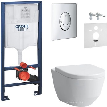 Фото Laufen Pro Rimless 861957 + Grohe Rapid SL 38721001