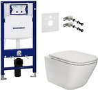 Фото Roca Gap Clean Rim A34H470000 + Geberit Duofix 111.300.00.5