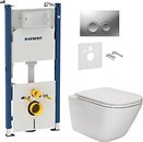 Фото Roca Gap Clean Rim A34H470000 + Geberit Duofix 458.161.46.1