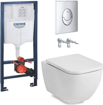 Фото Volle Orlando Rimless 13-35-373 + Grohe Rapid SL 38721001