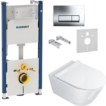 Фото Catalano Zero 55 Sospeso 1VS55N00 Bianco + Geberit Duofix 458.178.21.1