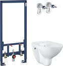 Фото Grohe Bau Ceramic 39433000 + Grohe Rapid SL 38553001