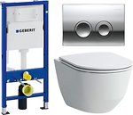 Фото Laufen Pro Rimless H8669570000001 + Geberit Duofix 458.103.00.1