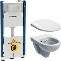 Фото Geberit Selnova 500.265.01.1 + Geberit Duofix 458.126.00.1