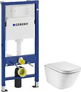 Фото Roca Gap Rimless A34H47C000 + Geberit Duofix 458.103.00.1