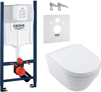 Фото Villeroy & Boch Architectura 4694HR01 + Grohe Rapid SL 3884000G