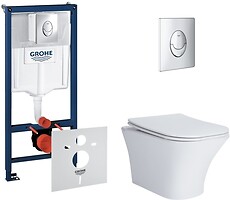 Фото Q-tap Presto QT24332615EW + Grohe Rapid SL 38721001