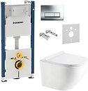 Фото Koller Pool Round RN-0490-RW + Geberit Duofix 458.178.21.1