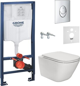 Фото Geberit Smyle Square 500.683.00.2 + Grohe Rapid SL 38721001