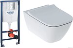 Фото Geberit Smyle Square 500.683.00.2 + Grohe Rapid SL 38772001