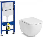Фото Volle Orlando Rimless 13-35-373 + Geberit Duofix Basic 458.103.00.1
