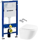 Фото Q-tap Robin WHI 2196 (QT1333046ENRW/QTROBWHI2196) + Geberit Duofix 458.103.00.1