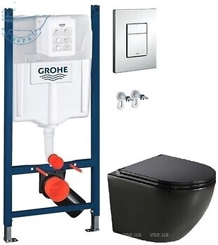 Фото Koller Pool Round Tornado RN-0520-RQ-MB + Grohe Rapid SL 38772001