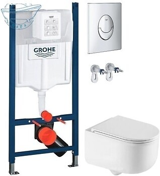 Фото Q-tap Taurus QT2433084EUQW + Grohe Rapid SL 38721001