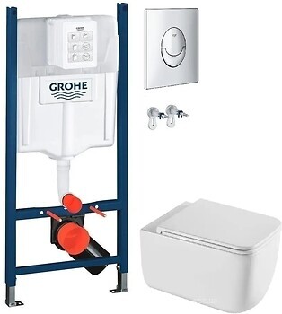 Фото Q-tap Gemini QT2533076EUQW + Grohe Rapid SL 38721001