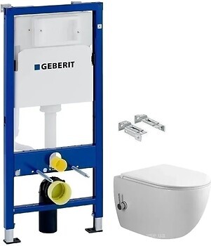 Фото Mixxus Premium Ellipse-1301-R (MP6659) + 458.103.00.1 Geberit Duofix