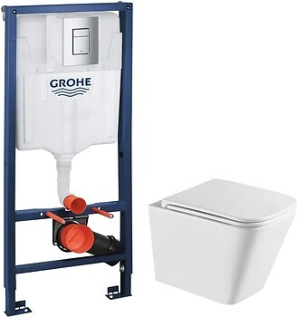 Фото Mixxus Premium Quadro-0301-R (MP6452) + Grohe Rapid SL 38772001