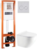 Фото Koller Pool Round Smart Tornado RN-0490-RQ3 + Qtap Nest QT0233M370
