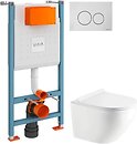 Фото Koller Round Tornado RN-0520-RQ3 + VitrA V-Fix Core CC 88-732-5800-01UKR
