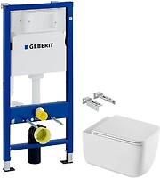 Фото Q-tap Gemini QTGEM26W45430 + Geberit Duofix 458.103.00.1