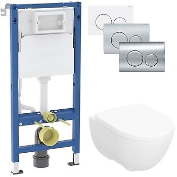 Фото Geberit Modo Rimfree 502.939.00.1 + Geberit Duofix 458.103.00.2