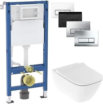 Фото Geberit Smyle Square 500.683.00.2 + Geberit Duofix 458.103.00.