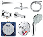 Фото Grohe Grohtherm SmartControl 35600000 + 29121000 + 26458000 + 26406001 + 13255000 (34614SC3)