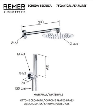 Фото Remer Rubinetterie SETS02D30