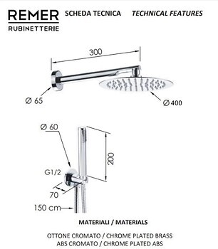 Фото Remer Rubinetterie SETS02D40