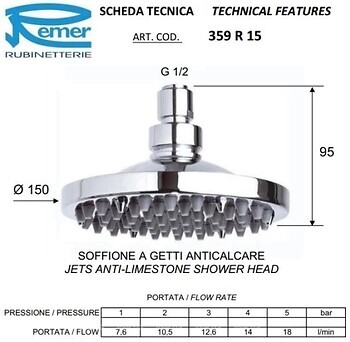 Фото Remer Rubinetterie 359R15X