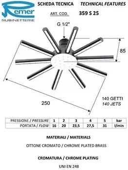 Фото Remer Rubinetterie 359S25