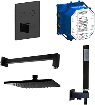 Фото Paffoni Compact-M Quadro (Kit Compact-M Quadro Nero)