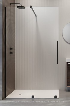 Фото Radaway Furo Black Walk-in 150 L (10106788-54-01L+10110744-01-01)