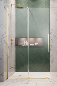 Фото Radaway Furo Gold Walk-in 150 L (10106788-09-01L+10110744-01-01)