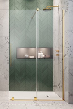 Фото Radaway Furo Gold Walk-in 120 R (10106638-09-01R+10110594-01-01)