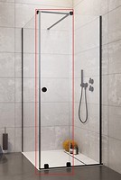 Фото Radaway Furo Black KDJ RH 100 R (10104492-54-01RU)