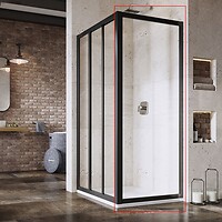 Фото Ravak Supernova APSS-75 Black Transparent (940303R2Z1)