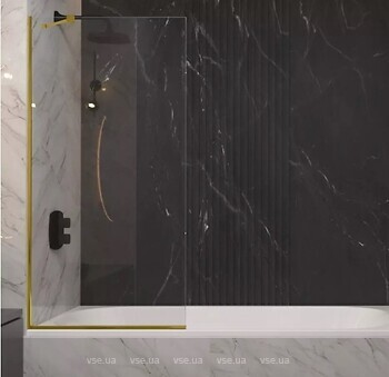Фото Wave Glass Margo 60x150 Gold