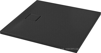 Фото Cersanit Tako Slim 90x90x4 квадратный черный (S932-166)