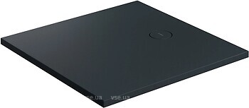 Фото Omnires Aquarock M+ 80x80 черный лавовый матовый (AQUAROCK80-KBLV)