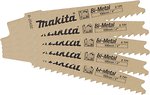 Фото Makita 5 шт. для сабельной пилы JR100D по дереву (B-20432)