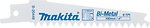 Фото Makita 5 шт. для сабельной пилы JR100D по гипсокартону (B-20448)