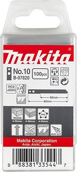 Фото Makita 100 шт. для электролобзиков по дереву (B-07820)