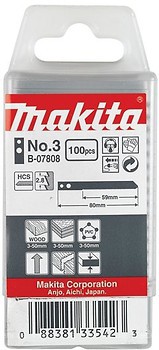 Фото Makita 100 шт. для электролобзиков по дереву (B-07808)