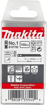 Фото Makita 100 шт. для электролобзиков по металлу (B-07783)